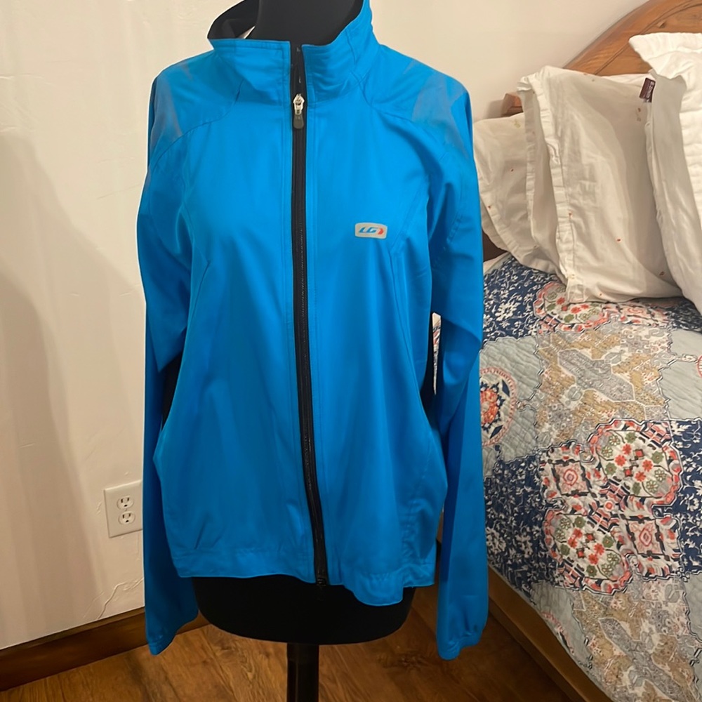 Louis Garneau Mens Blue Windbreaker